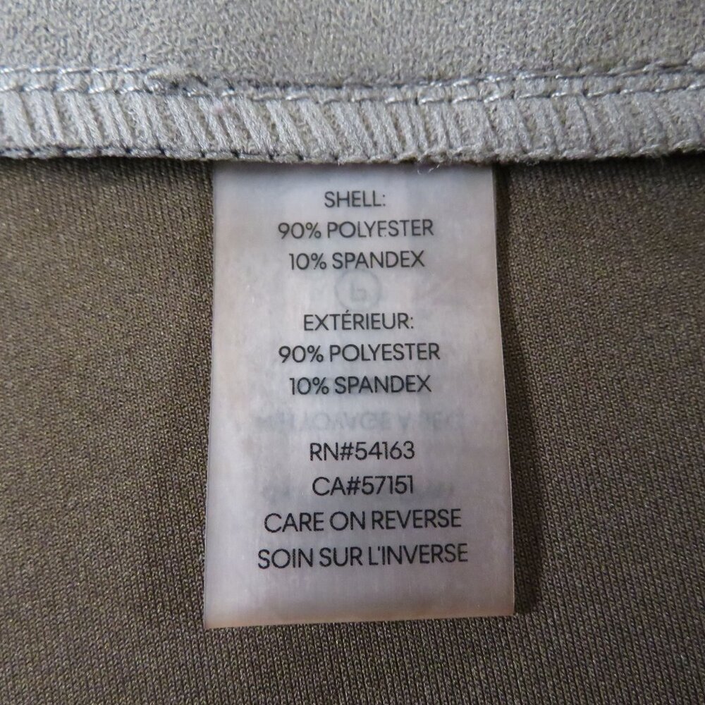 Ivanka Trump Faux Suede Ankle Pants M Dark Taupe - Picture 7 of 7